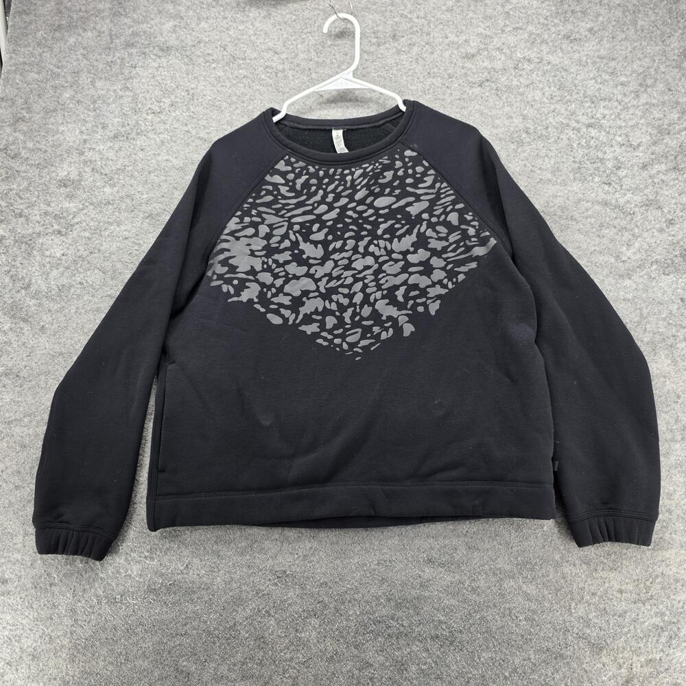 Lululemon Sweatshirt Womens 12 Crewneck Animal Print Pullover Raglan Sleeve